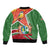 Suriname Independence Day Bomber Jacket Coat Of Arms With Lesser Kiskadee - Wonder Print Shop