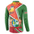 Suriname Independence Day Button Sweatshirt Coat Of Arms With Lesser Kiskadee - Wonder Print Shop