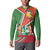 Suriname Independence Day Button Sweatshirt Coat Of Arms With Lesser Kiskadee - Wonder Print Shop