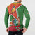 Suriname Independence Day Button Sweatshirt Coat Of Arms With Lesser Kiskadee - Wonder Print Shop