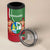 Suriname Independence Day 4 in 1 Can Cooler Tumbler Coat Of Arms With Lesser Kiskadee - Wonder Print Shop