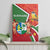 Suriname Independence Day Canvas Wall Art Coat Of Arms With Lesser Kiskadee - Wonder Print Shop