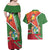 Suriname Independence Day Couples Matching Off Shoulder Maxi Dress and Hawaiian Shirt Coat Of Arms With Lesser Kiskadee - Wonder Print Shop