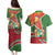 Suriname Independence Day Couples Matching Puletasi and Hawaiian Shirt Coat Of Arms With Lesser Kiskadee - Wonder Print Shop