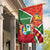 Suriname Independence Day Garden Flag Coat Of Arms With Lesser Kiskadee - Wonder Print Shop