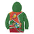 Suriname Independence Day Kid Hoodie Coat Of Arms With Lesser Kiskadee - Wonder Print Shop