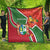 Suriname Independence Day Quilt Coat Of Arms With Lesser Kiskadee - Wonder Print Shop