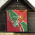 Suriname Independence Day Quilt Coat Of Arms With Lesser Kiskadee - Wonder Print Shop