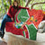 Suriname Independence Day Quilt Coat Of Arms With Lesser Kiskadee - Wonder Print Shop