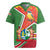 Suriname Independence Day Rugby Jersey Coat Of Arms With Lesser Kiskadee - Wonder Print Shop