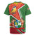 Suriname Independence Day Rugby Jersey Coat Of Arms With Lesser Kiskadee - Wonder Print Shop