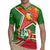 Suriname Independence Day Rugby Jersey Coat Of Arms With Lesser Kiskadee - Wonder Print Shop