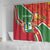 Suriname Independence Day Shower Curtain Coat Of Arms With Lesser Kiskadee