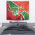 Suriname Independence Day Tapestry Coat Of Arms With Lesser Kiskadee