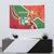 Suriname Independence Day Tapestry Coat Of Arms With Lesser Kiskadee