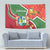 Suriname Independence Day Tapestry Coat Of Arms With Lesser Kiskadee