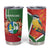 Suriname Independence Day Tumbler Cup Coat Of Arms With Lesser Kiskadee - Wonder Print Shop