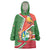 Suriname Independence Day Wearable Blanket Hoodie Coat Of Arms With Lesser Kiskadee - Wonder Print Shop