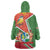 Suriname Independence Day Wearable Blanket Hoodie Coat Of Arms With Lesser Kiskadee - Wonder Print Shop