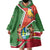 Suriname Independence Day Wearable Blanket Hoodie Coat Of Arms With Lesser Kiskadee - Wonder Print Shop