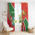 Suriname Independence Day Window Curtain Coat Of Arms With Lesser Kiskadee - Wonder Print Shop