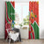 Suriname Independence Day Window Curtain Coat Of Arms With Lesser Kiskadee - Wonder Print Shop