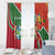 Suriname Independence Day Window Curtain Coat Of Arms With Lesser Kiskadee - Wonder Print Shop