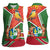 Suriname Independence Day Women Sleeveless Polo Shirt Coat Of Arms With Lesser Kiskadee - Wonder Print Shop