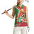 Suriname Independence Day Women Sleeveless Polo Shirt Coat Of Arms With Lesser Kiskadee - Wonder Print Shop