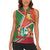 Suriname Independence Day Women Sleeveless Polo Shirt Coat Of Arms With Lesser Kiskadee - Wonder Print Shop