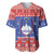 Slovenia Christmas Baseball Jersey Coat Of Arms Vesel Bozic - Wonder Print Shop