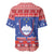 Slovenia Christmas Baseball Jersey Coat Of Arms Vesel Bozic - Wonder Print Shop