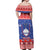 Slovenia Christmas Off Shoulder Maxi Dress Coat Of Arms Vesel Bozic - Wonder Print Shop