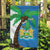 Personalised Sierra Leone Garden Flag Coat Of Arms With Flag Map - Wonder Print Shop