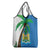 Personalised Sierra Leone Grocery Bag Coat Of Arms With Flag Map