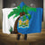 Personalised Sierra Leone Hooded Blanket Coat Of Arms With Flag Map