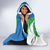 Personalised Sierra Leone Hooded Blanket Coat Of Arms With Flag Map