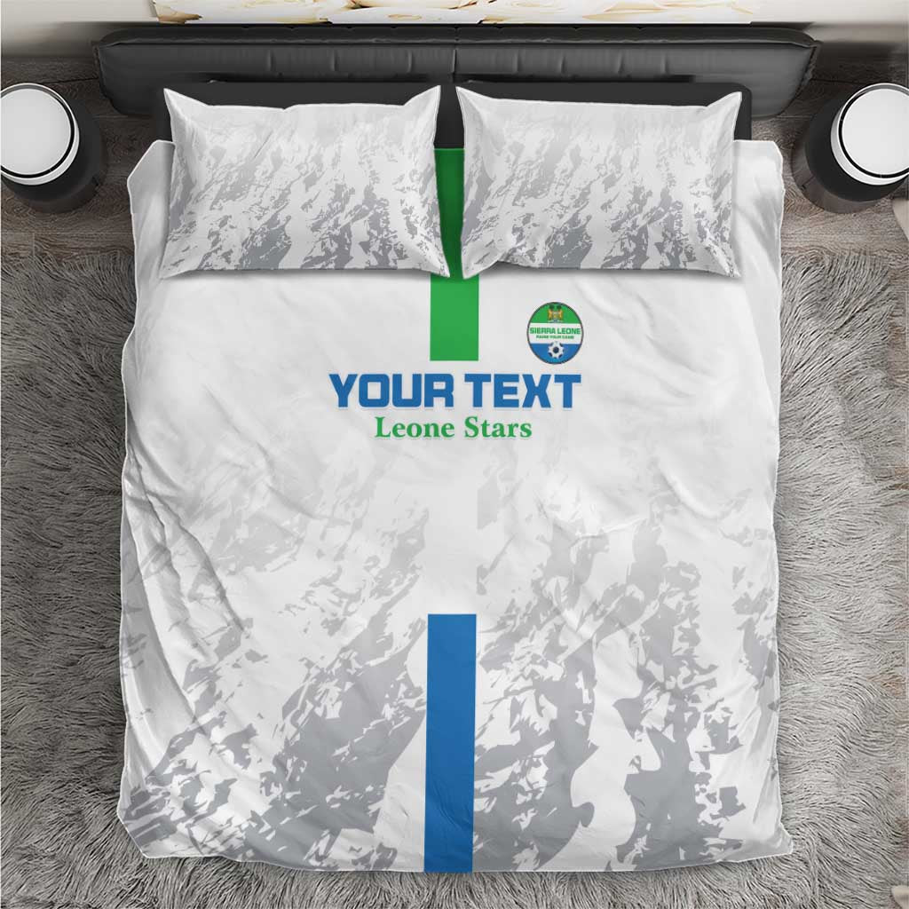 Custom Sierra Leone Football Bedding Set Go Leone Stars