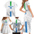 Custom Sierra Leone Football Family Matching Short Sleeve Bodycon Dress and Hawaiian Shirt Go Leone Stars - Wonder Print Shop