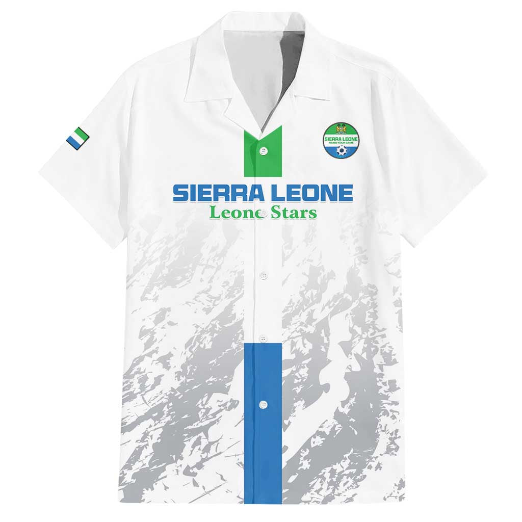 Custom Sierra Leone Football Hawaiian Shirt Go Leone Stars - Wonder Print Shop