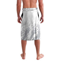 Gray-camo football lavalava with printed number 15 and waistband detail