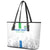 Custom Sierra Leone Football Leather Tote Bag Go Leone Stars - Wonder Print Shop