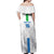 Custom Sierra Leone Football Off Shoulder Maxi Dress Go Leone Stars - Wonder Print Shop