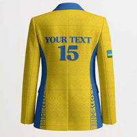 Rwanda Football Custom Blazer Stand With Amavubi - Yellow - Wonder Print Shop