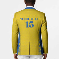 Rwanda Football Custom Blazer Stand With Amavubi - Yellow - Wonder Print Shop