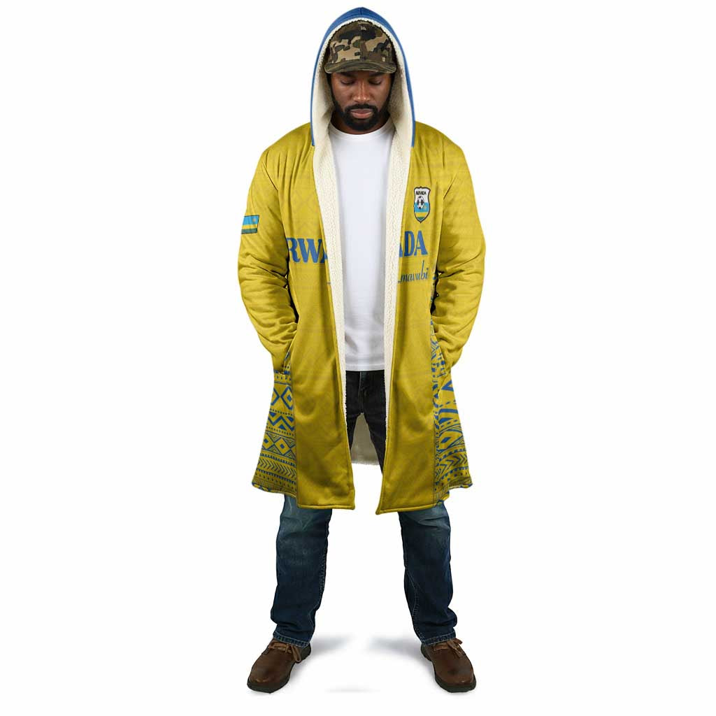 Rwanda Football Custom Cloak Stand With Amavubi - Yellow - Wonder Print Shop