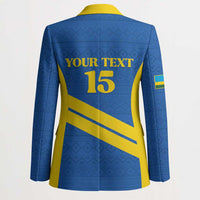 Custom Rwanda Football Blazer Pride Of Rwanda - Blue - Wonder Print Shop