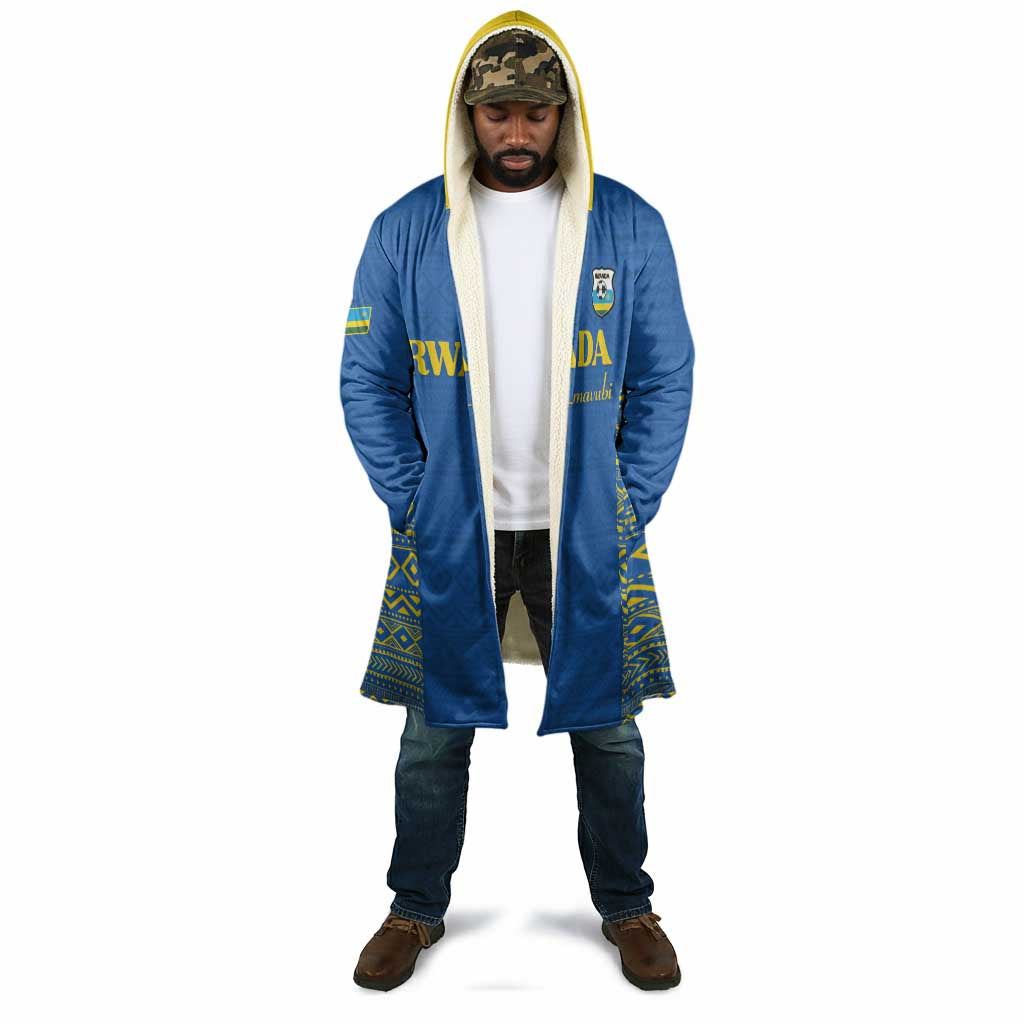Rwanda Football Custom Cloak Stand With Amavubi - Blue - Wonder Print Shop