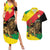 Ethiopia Empire 1270-1974 Couples Matching Summer Maxi Dress and Hawaiian Shirt Lion Of Judah With Ethiopian Cross