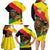 Ethiopia Empire 1270-1974 Family Matching Long Sleeve Bodycon Dress and Hawaiian Shirt Lion Of Judah With Ethiopian Cross